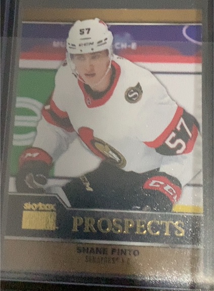 2021-22 SkyBox Metal Universe Premium Prospects #PP-28 Shane Pinto — front