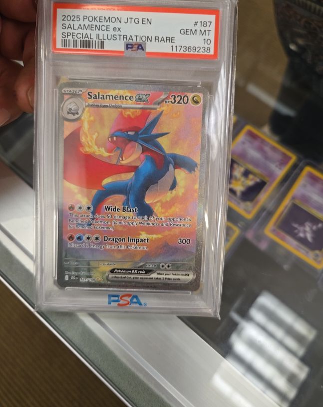 2025 Pokémon Journey Together #187 Salamence ex Special Illustration Rare — front
