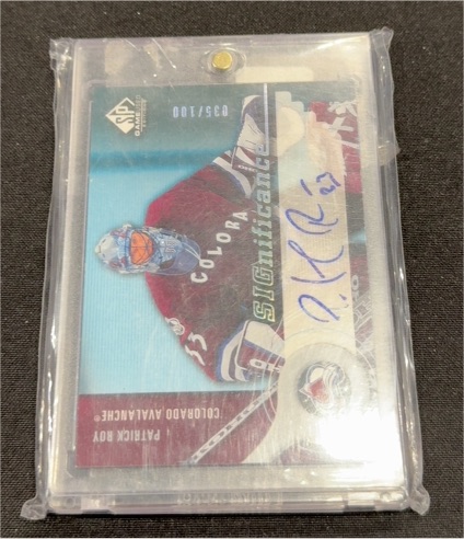 1997 SP Authentic #035 Patrick Roy — front