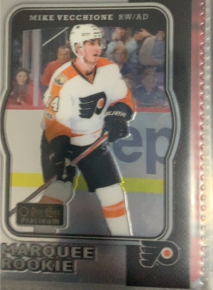 2017-18 O-Pee-Chee Platinum #R-93 Mike Vecchione — front