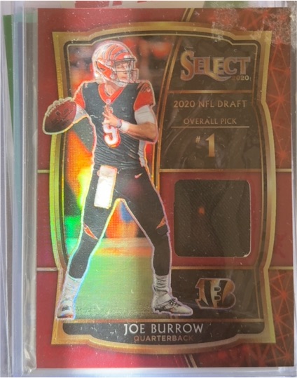 2020 Panini Select Draft Selections #DS-JBO Joe Burrow — front