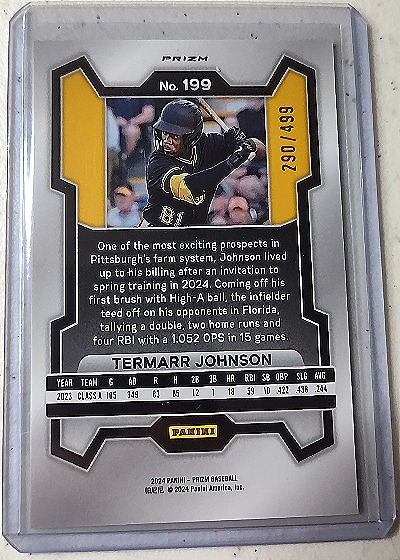 2024 Panini Prizm #199 Termarr Johnson — back