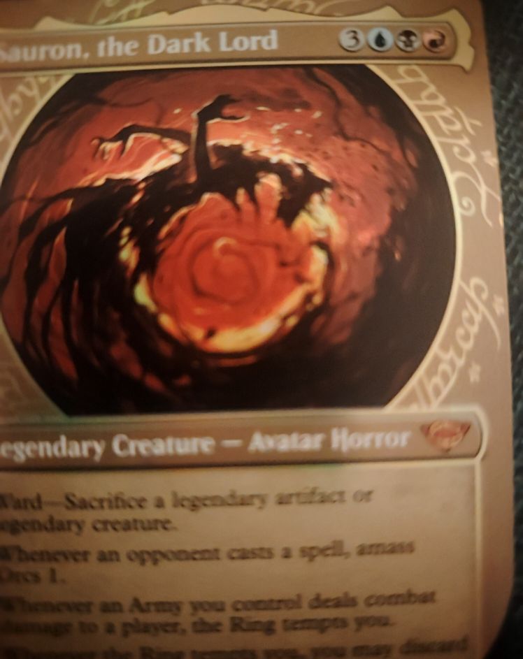 2023 Magic The Gathering #329 Sauron, the Dark Lord — front