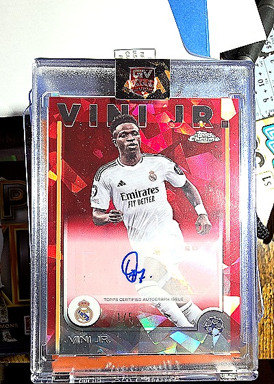 2024-25 Topps Chrome UEFA Club Competitions #UCC Vini Jr. — front