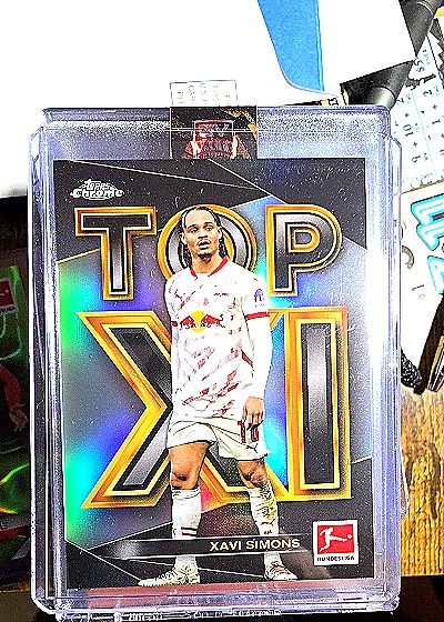 2024 Topps Chrome Bundesliga Top XI Xavi Simons — front
