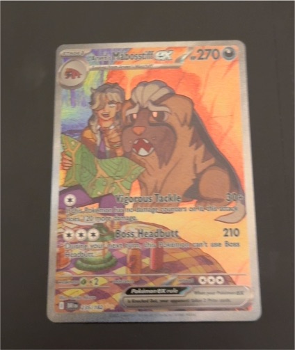 2025 Pokémon Destined Rivals #235 Arven's Mabosstiff ex — front
