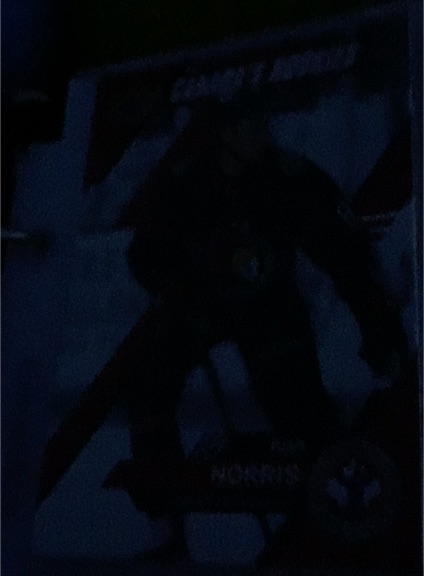 Greg Morris Card — front