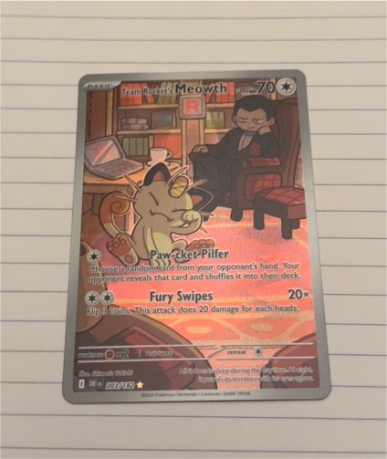 2023 Pokémon SV10 #203 Team Rocket's Meowth — front