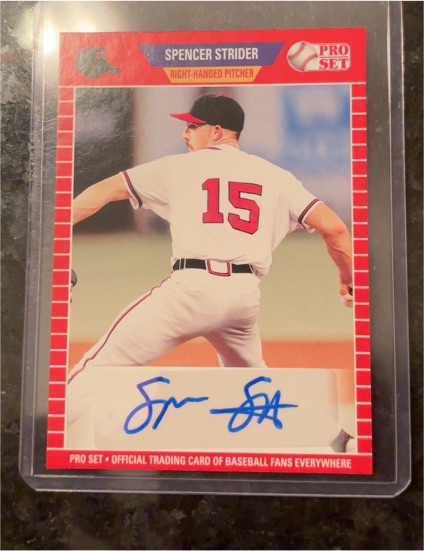 1991 Pro Set #15 Spencer Strider — front