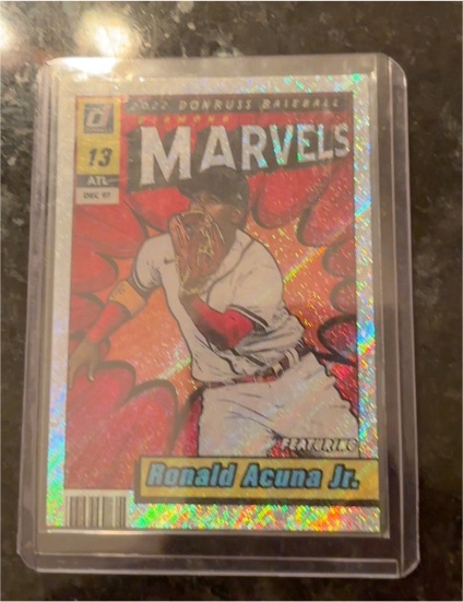 2022 Donruss Marvels #M-4 Ronald Acuna Jr. — front
