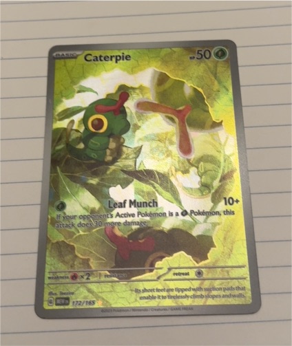 2023 Pokémon TCG Scarlet & Violet 151 #172/165 Caterpie — front
