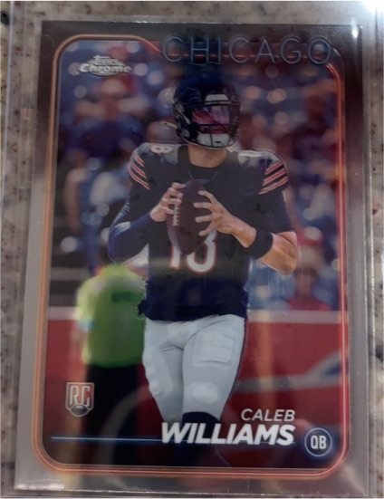 2024 Topps Chrome #202 Caleb Williams — front