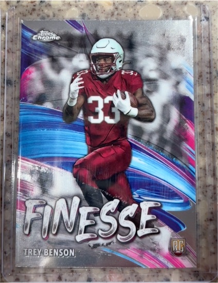 2024 Topps Chrome #F-9 Trey Benson Finesse — front