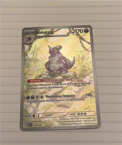 2023 Pokémon Scarlet & Violet 174/165 Nidoking — front