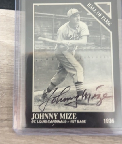 1991 The Sporting News Conlon Collection #53 Johnny Mize — front