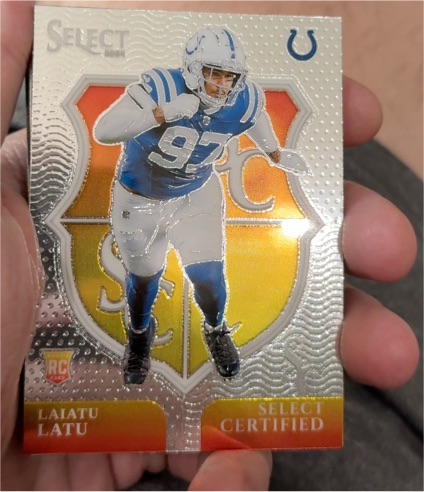 2024 Panini Select #15 Laiatu Latu Select Certified — front