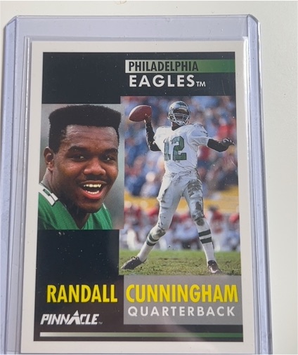 1991 Pinnacle #348 Randall Cunningham — front