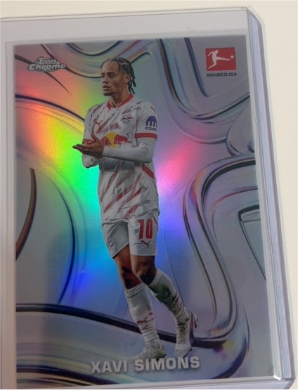 2022 Topps Chrome Bundesliga Xavi Simons — front