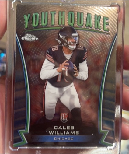 2024 Topps Chrome Football #Y-1 Caleb Williams Youthquake Rookie — front