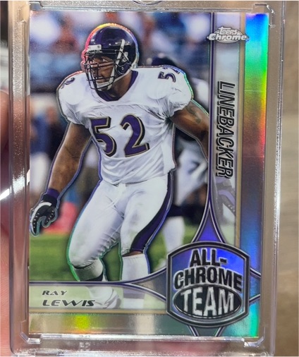 2024 Topps Chrome #ACT-17 Ray Lewis All-Chrome Team — front