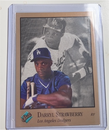 1992 Leaf Studio #50 Darryl Strawberry — front