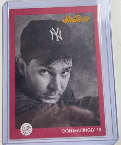 1991 Leaf Studio #97 Don Mattingly — front