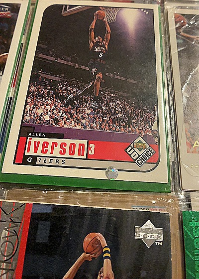 1998-99 Upper Deck UD Choice #105 Allen Iverson — front