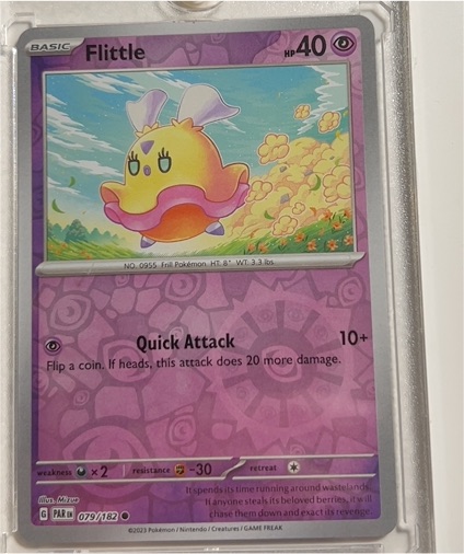 2023 Pokémon Paradox Rift #079 Flittle — front