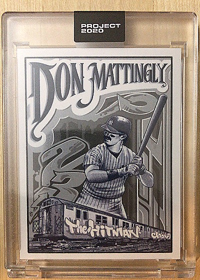 2020 Topps Project 2020 #95 Don Mattingly by Mister Cartoon — front