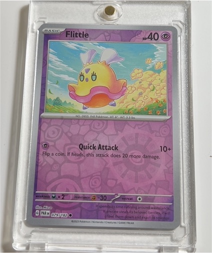 2023 Pokémon Paradox Rift #079 Flittle — front