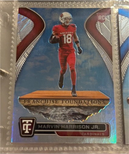 2024 Panini Totally Certified #17 Marvin Harrison Jr. — front