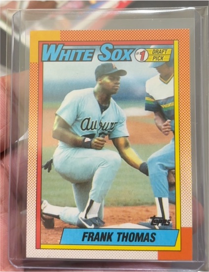1990 Topps #414 Frank Thomas — front