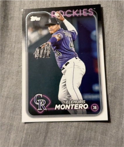 2024 Topps Series 1 #341 Elehuris Montero — front