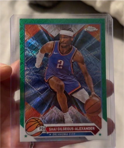 2023-24 Topps Chrome #53 Shai Gilgeous-Alexander — front