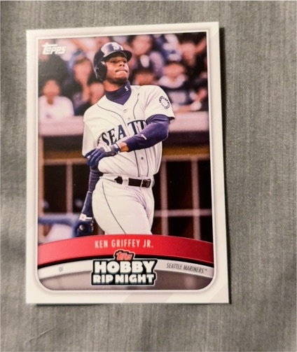 2025 Topps Hobby Rip Night #9 Ken Griffey Jr. — front