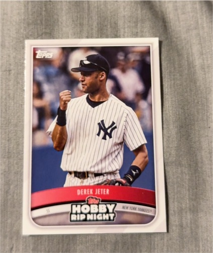 2025 Topps Hobby Rip Night #15 Derek Jeter — front