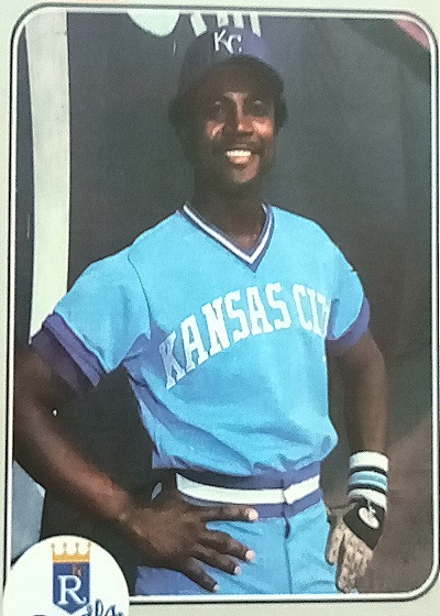 1983 Fleer #127 Frank White — front