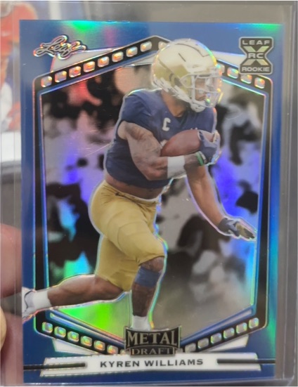 2022 Leaf Metal Draft #B-KW1 Kyren Williams — front