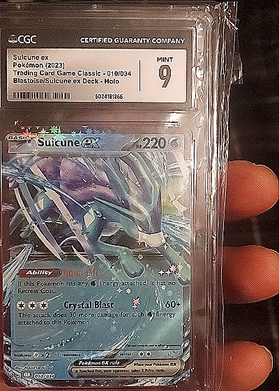2023 Pokémon Trading Card Game Classic - 010/034 Blastoise/Suicune ex Deck - Holo Suicune ex — front