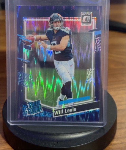 2023 Panini Donruss Optic Rated Rookie Purple Shock Prizm #298 Will Levis — front