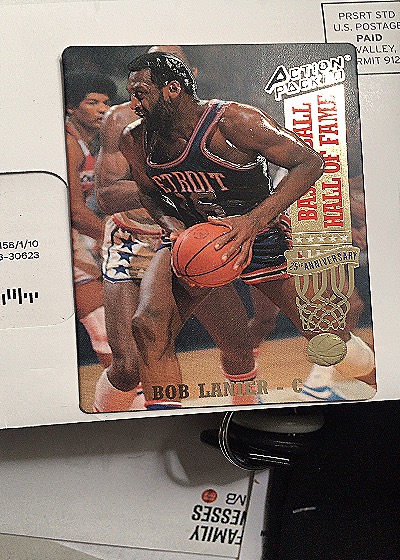 1993 Action Packed Basketball #42 Bob Lanier — front