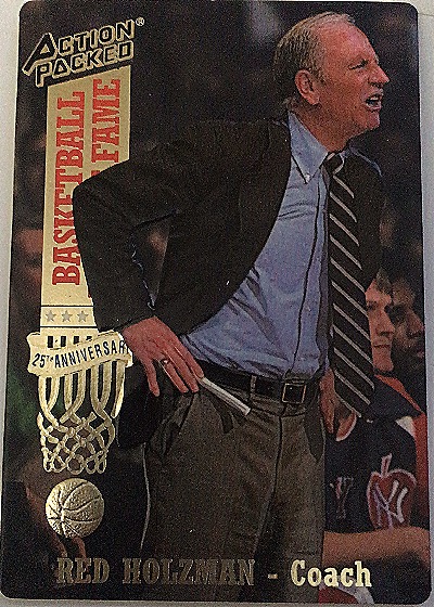 1993 Action Packed Hall of Fame #13 Red Holzman — front