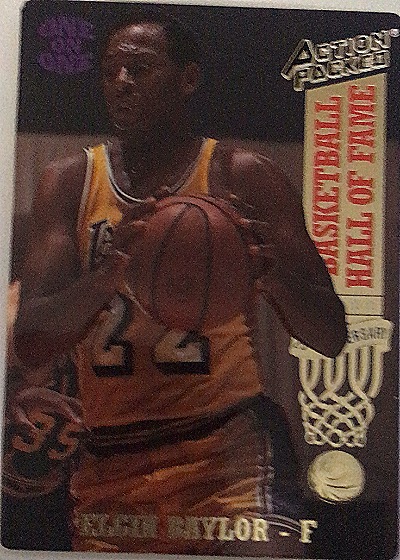 1993 Action Packed Hall of Fame #8 Elgin Baylor — front