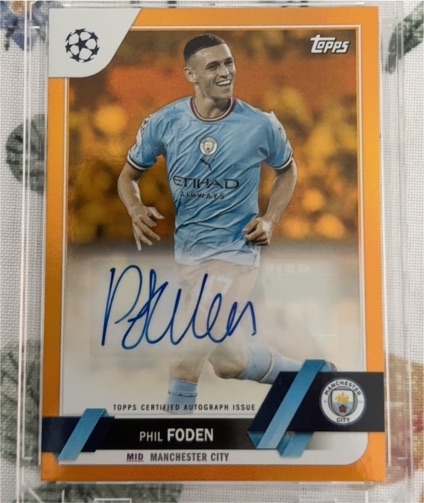 2022-23 Topps UEFA Club Competitions #47 Phil Foden — front