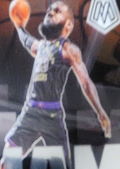 2021-22 Panini Mosaic LeBron James #MJN-21 — front