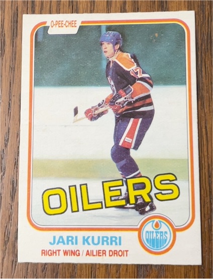 1981-82 O-Pee-Chee #107 Jari Kurri — front