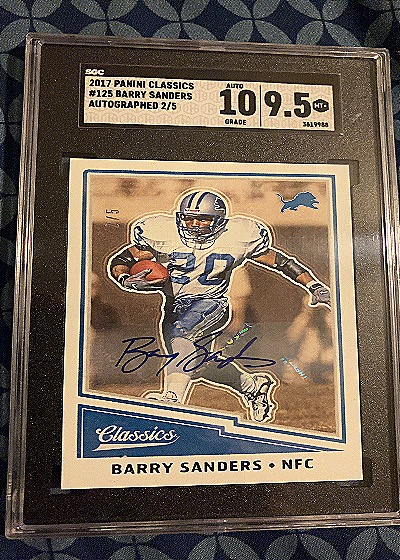 2017 Panini Classics #125 Barry Sanders — front