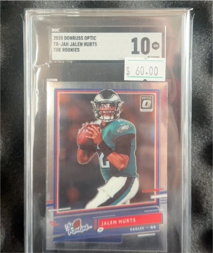 2020 Donruss Optic The Rookies #TR-JAH Jalen Hurts — front