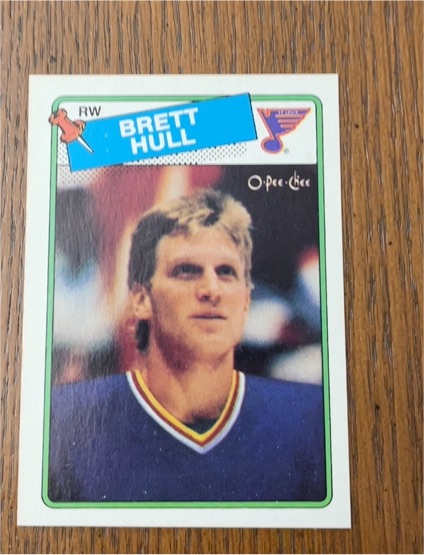 1988-89 O-Pee-Chee #66 Brett Hull Rookie Card — front