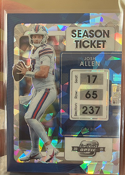 2021 Panini Contenders Optic #4 Josh Allen — front